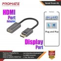 Promate MediaLink-DP Adapter DisplayPort to HDMI 4K@60Hz