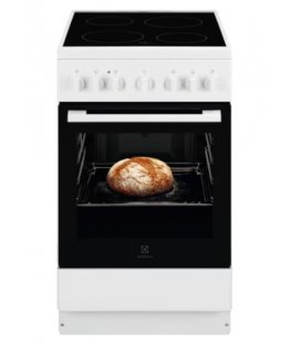 Electrolux LKR500066W Freestanding cooker Electric Ceramic Black, White
