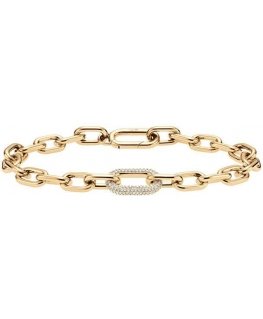 Daniel Wellington Luxury kullattu rannekoru kristalleilla Crystal Link DW00400572
