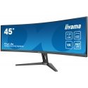 iiyama G-MASTER 45"LCD Curved Bus. UWQHD monitori 114,3 cm (45") 5120 x 1440 pikseļi Dual QHD LED Me iiyama G-MASTER 45"LCD Curved Bus. UWQHD monitori 114,3 cm (45") 5120 x 1440 pikseļi Dual QHD LED Me