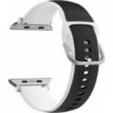 Beline pasek Apple Watch Silico Leather 42|44|45|49mm czarno-bia Beline pasek Apple Watch Silico Leather 42|44|45|49mm czarno-bia