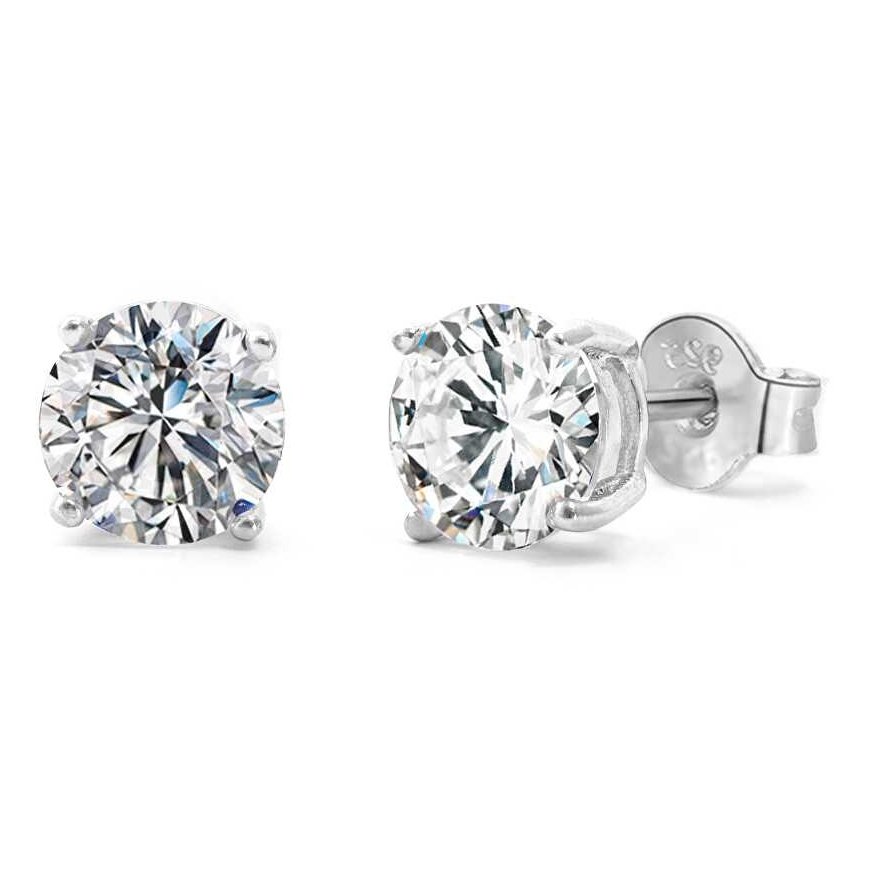 Beneto Beautiful stud earrings with shiny