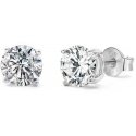 Beneto Beautiful stud earrings with shiny zircon AGUP Beneto Beautiful stud earrings with shiny zircon AGUP