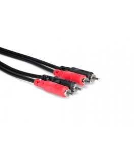 Hosa Technology CRA-202 garso kabelis 2 m 2 x RCA Juoda, Raudona