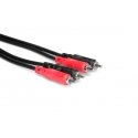 Hosa Technology CRA-202 audio cable 2 m 2 x RCA Black, Red Hosa Technology CRA-202 audio cable 2 m 2 x RCA Black, Red