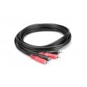 Hosa Technology CRA-202 audio kabelis 2 m 2 x RCA Melns, Sarkans Hosa Technology CRA-202 audio kabelis 2 m 2 x RCA Melns, Sarkans