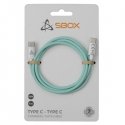 SBOX CABEL USB TYPE C - USB TYPE C M/M 1M Green - 60W SBOX CABEL USB TYPE C - USB TYPE C M/M 1M Green - 60W