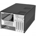 Silverstone SST-SG11B kompiuterio korpusas Small Form Factor (SFF) Juoda