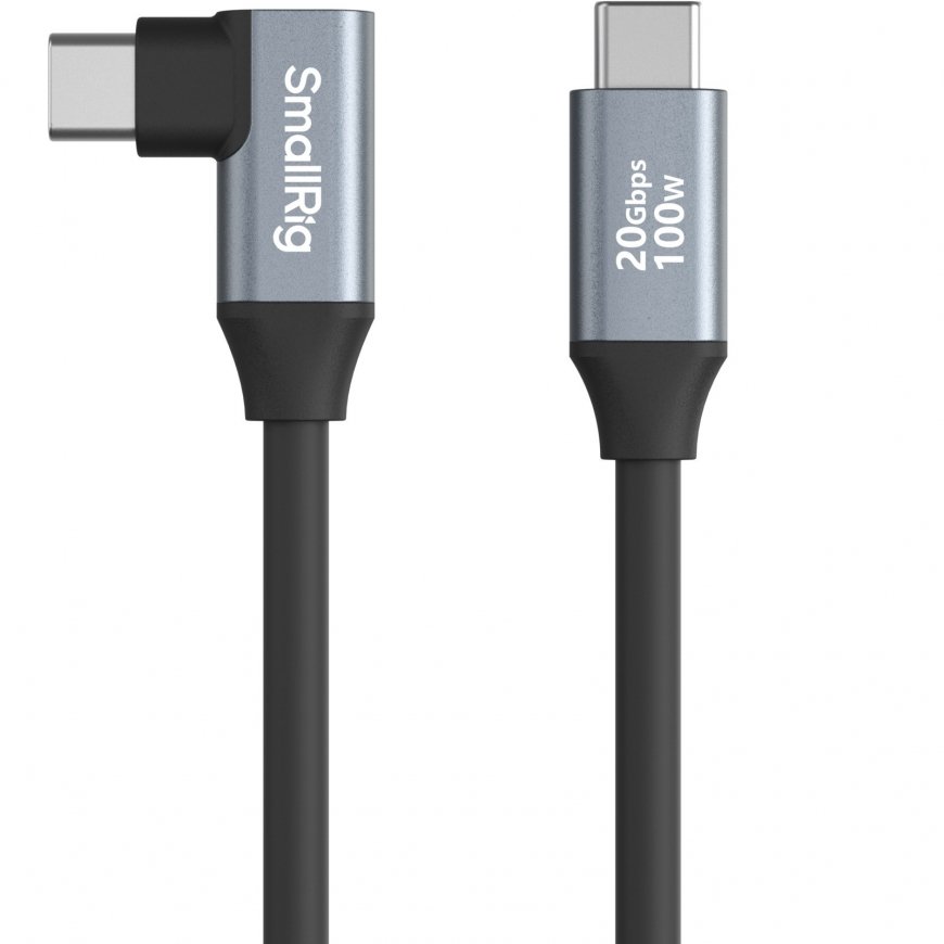 SmallRig 4790 USB-kaapeli 0,35 m USB C musta, Harmaa