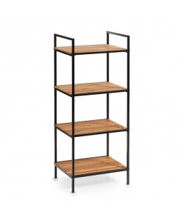 Zeller Present 18725 Redeli aste Eraldiseisev Bamboo, Metall Must, Puit