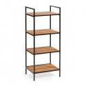 Zeller Present 18725 Redeli aste Eraldiseisev Bamboo, Metall Must, Puit