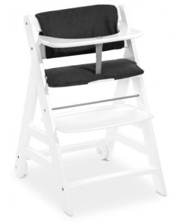 Hauck Deluxe -syöttötuolipehmuste, Melange Charcoal