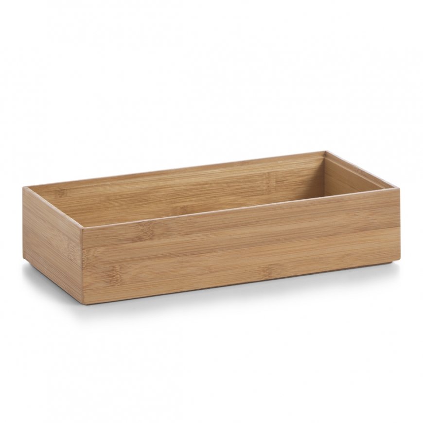 Zeller Present 13333 storage box Storage tray Rectangular Bamboo