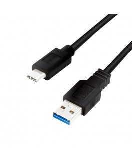 LogiLink CU0166 USB cable USB 3.2 Gen 1 (3.1 Gen 1) 0.15 m USB A USB C Black