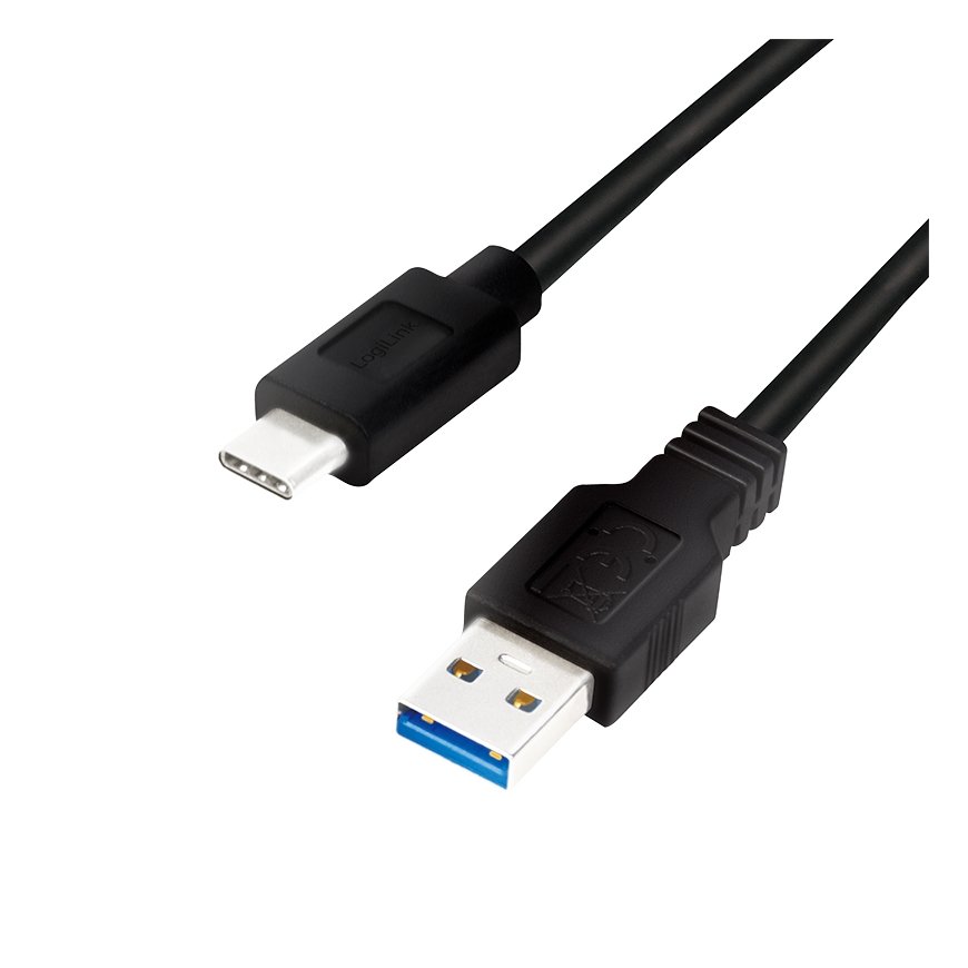 LogiLink CU0166 USB cable USB 3.2 Gen 1 (3.1 Gen 1) 0.15 m USB A USB C Black