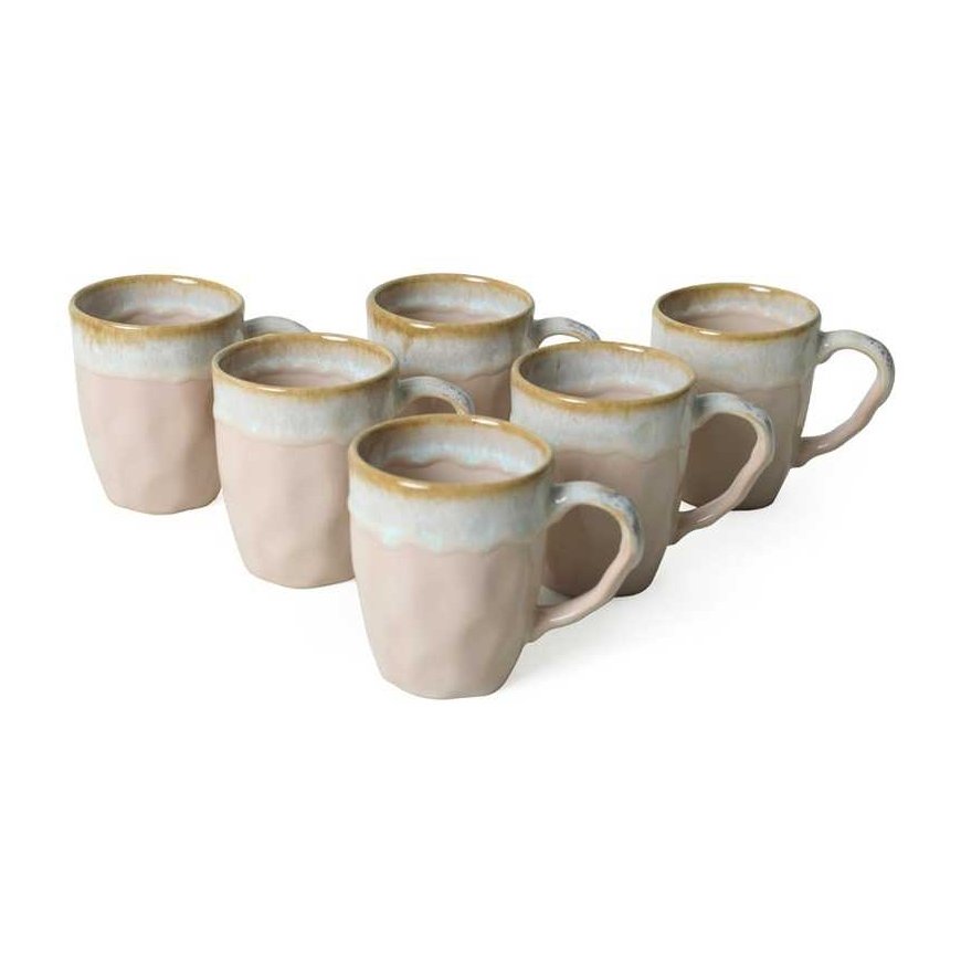 Hermia Mug Set (6 pieces) Shizen Q38 - Powder – 5