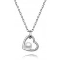 Beneto Silver necklace with river pearl AGS1230 / 47P Beneto Silver necklace with river pearl AGS1230 / 47P