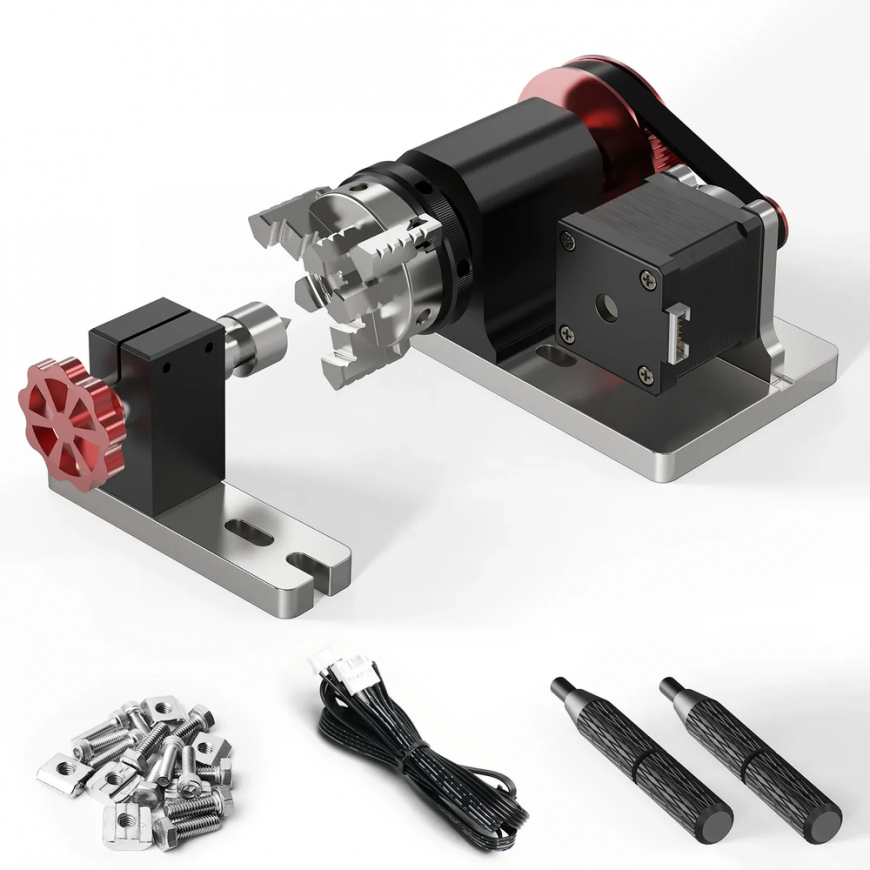Drill TwoTrees 4th Axis CNC-pyörivä moduulisarja TTC450:lle