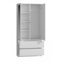Topeshop SS-90 BIEL LUSTRO шкаф/гардероб для спальни 5 полка(и) 2 дверь(и) Белый Topeshop SS-90 BIEL LUSTRO шкаф/гардероб для спальни 5 полка(и) 2 дверь(и) Белый