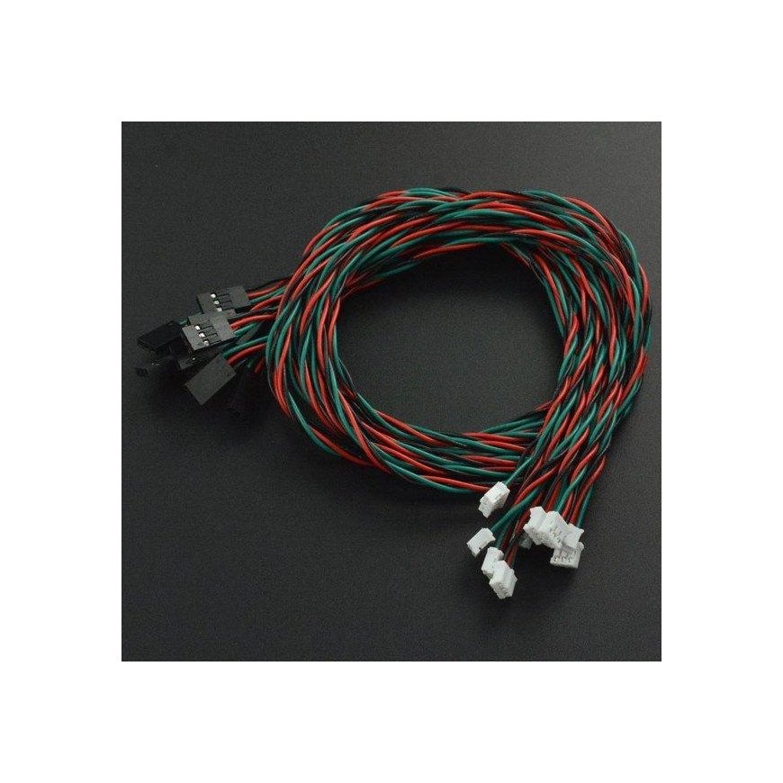 DFRobot Gravity, connection cable, for digital sensors with Arduino, 3-pin, 50cm, x10, FIT0756