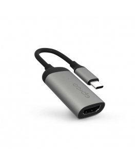 Epico 9915111900081 video cable adapter USB Type-C HDMI Grey