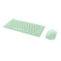 Trust Lyra näppäimistö Sisältää hiiren Office RF Wireless + Bluetooth QWERTY Englanti (US) Vihreä Trust Lyra näppäimistö Sisältää hiiren Office RF Wireless + Bluetooth QWERTY Englanti (US) Vihreä