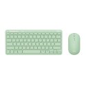 Trust Lyra näppäimistö Sisältää hiiren Office RF Wireless + Bluetooth QWERTY Englanti (US) Vihreä Trust Lyra näppäimistö Sisältää hiiren Office RF Wireless + Bluetooth QWERTY Englanti (US) Vihreä