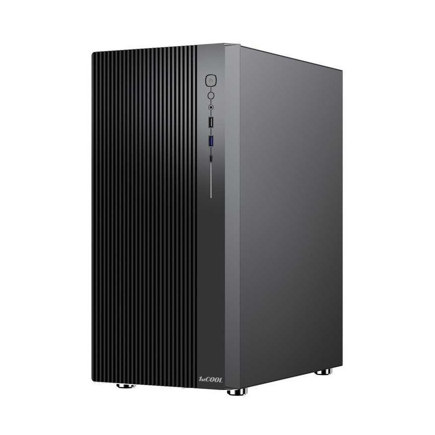 1st Cool Obudowa 1stCOOL 1stCOOL case GAMER 4, mid-tower, AU, USB 3.0, USB-C, 2x120 mm, transparent side, without power supply, – 3