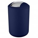 BRASIL garbage basket, navy - 6.5 l, WENKO BRASIL garbage basket, navy - 6.5 l, WENKO