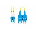 Lanberg FO-SULU-SD11-0010-YE InfiniBand un optiskās šķiedras kabelis 1 m SC LC Dzeltens