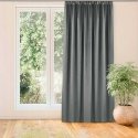 Homede Užuolaidų spalva grafito stiliaus klasikinė skaidri juosta 7,5 cm aksomas 400x245