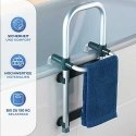 Maximex SECURA bathroom grab bar, aluminum