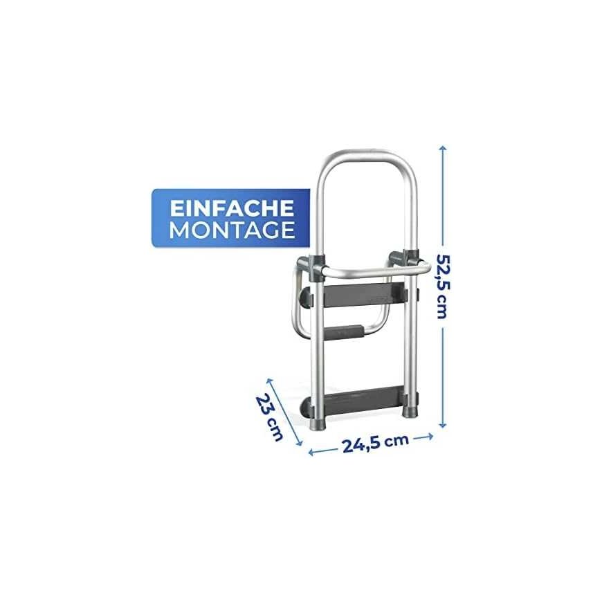 Maximex SECURA bathroom grab bar, aluminum – 3