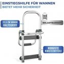 Maximex SECURA bathroom grab bar, aluminum
