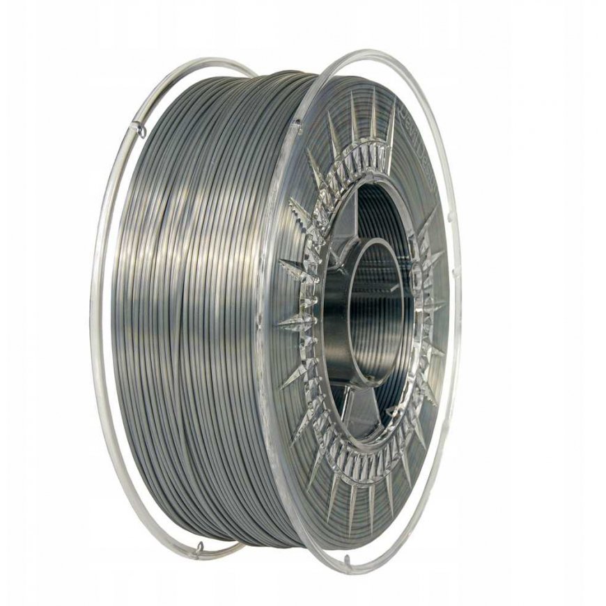 Devil Design Silk Plastic - 1.75mm - 1kg - Silver – 4