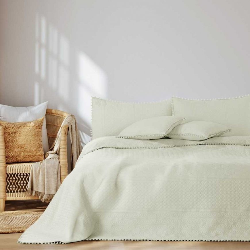 AmeliaHome Bedspread color cream Material - textile, microfiber Size 170x210 – 5