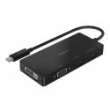 Belkin AVC003BTBK sülearvuti dokk ja pordireplikaator Juhtmega ühendatud USB 3.2 Gen 1 (3.1 Gen 1) T