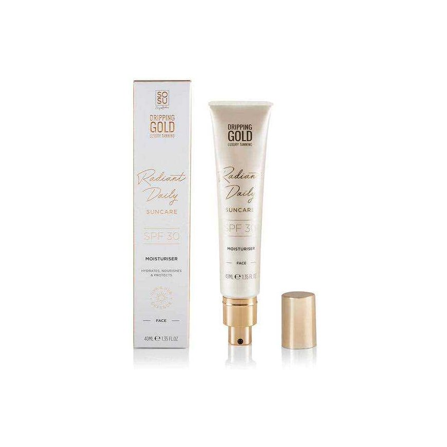 Veido kremas nuo saulės "Dripping Gold Radiant Daily SPF 30" (drėkinamasis kremas) 40 ml