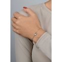 Brilio Silver Minimalist silver bracelet with hoop BRC188W Brilio Silver Minimalist silver bracelet with hoop BRC188W