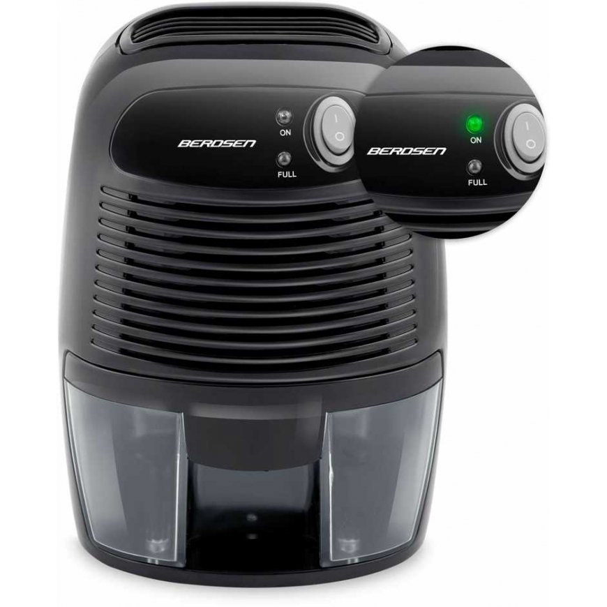 Dehumidifier - Berdsen BR-68B moisture absorber, black – 4