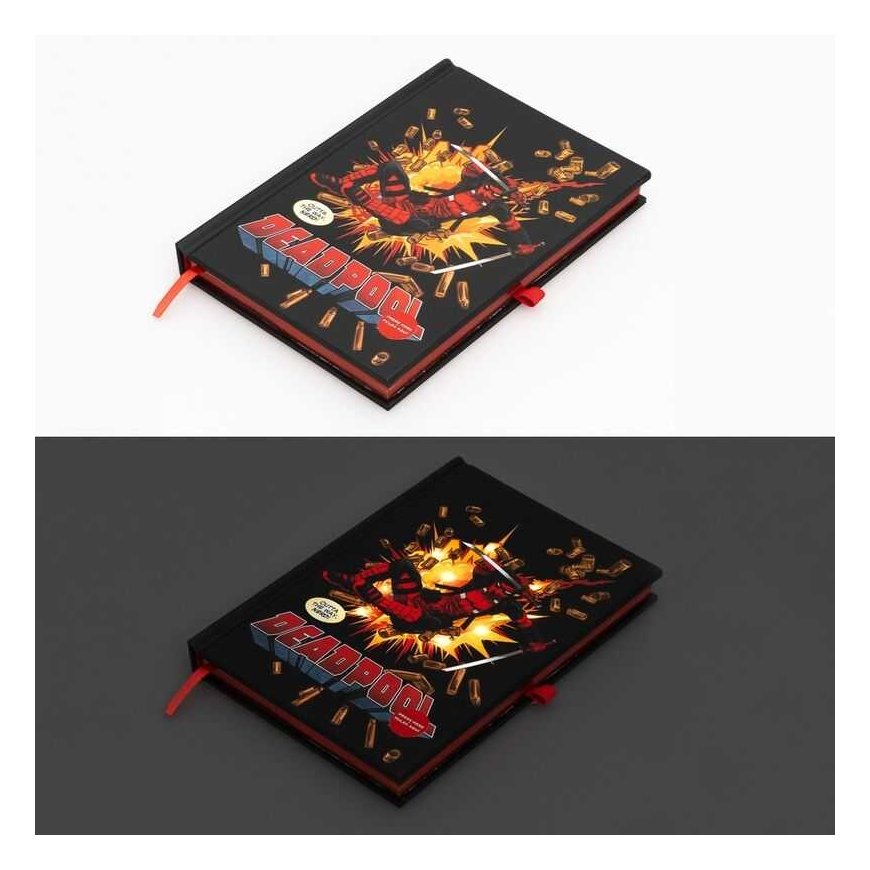 ERIK Marvel Deadpool A5 premium led-muistikirja