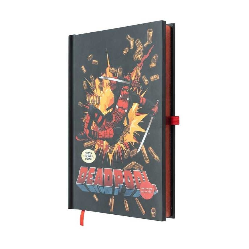 ERIK Marvel Deadpool A5 premium led notebook – 2