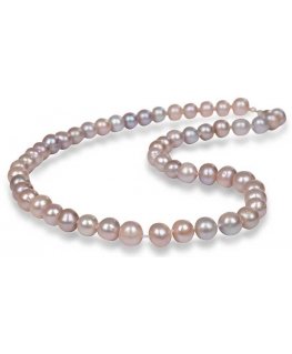 Jwl Luxury Pearls -kaulakoru aidoilla vaaleanpunaisilla helmillä JL0266
