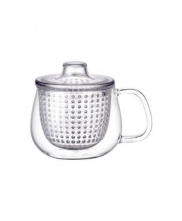 KINTO - UNITEA Unimug - Mug with tea strainer 350ml Transparent
