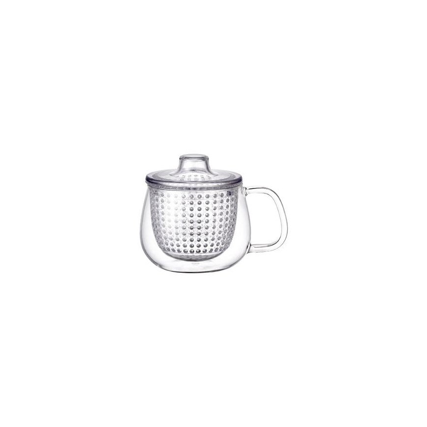 KINTO - UNITEA Unimug - Mug with tea strainer 350ml Transparent