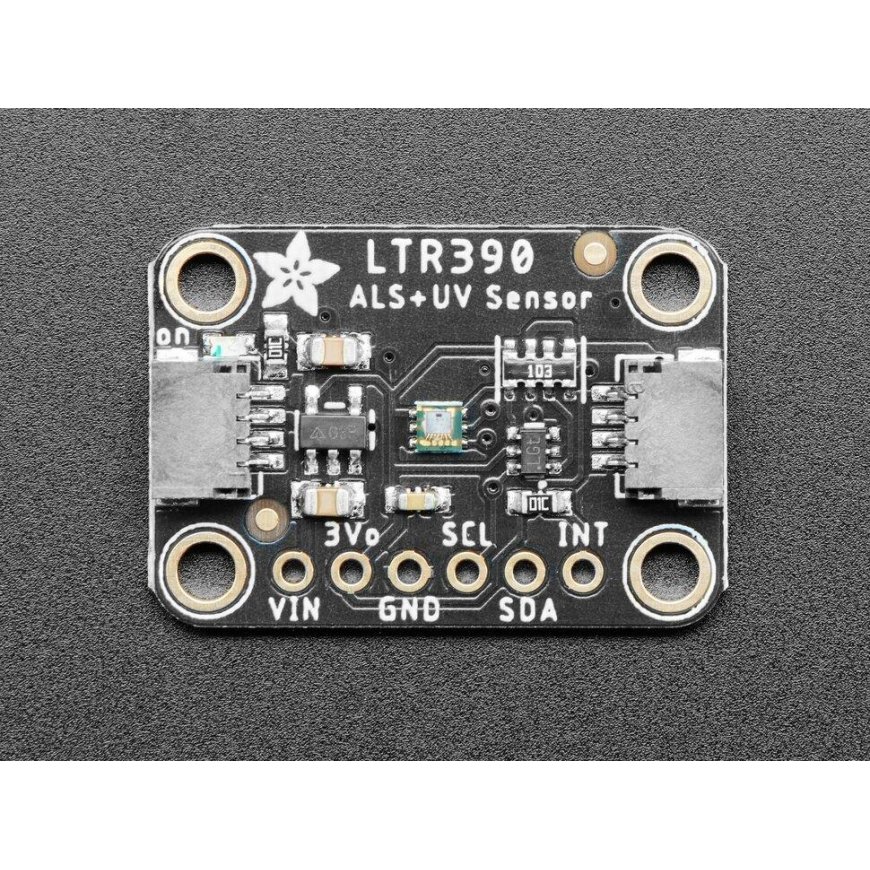 LTR390, UV light sensor, STEMMA QT / Qwiic, for Arduino and Raspberry Pi, Adafruit 4831 – 3