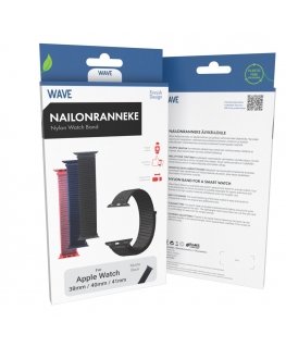 Wave WAVE-NB-AW-3840-BK kellon osa ja lisätarvike Kellon hihna