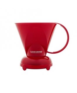 Clever Dripper - L 500ml Raudona + 100 Filters