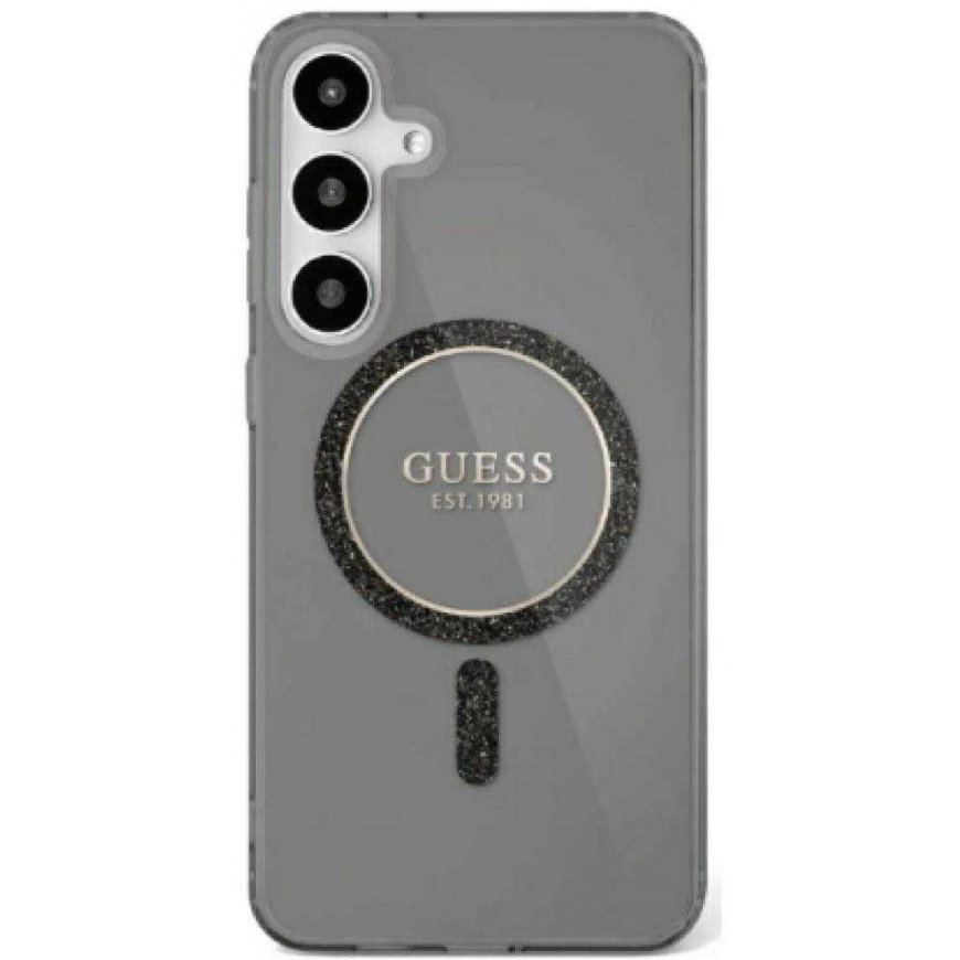 Guess Glitter Circle Classic Logo MagSafe