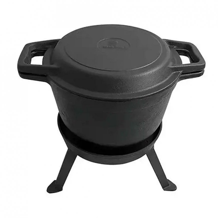 King Hoff VALURAUTAINEN METSÄSTYSKUPPI 5,0L GRILLIPANJALLA 2 IN 1 KINGHOFF KH-1732 – 3